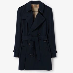 NWT Burberry Kensington Trench coat in “coal blue” sz XL UK 56
